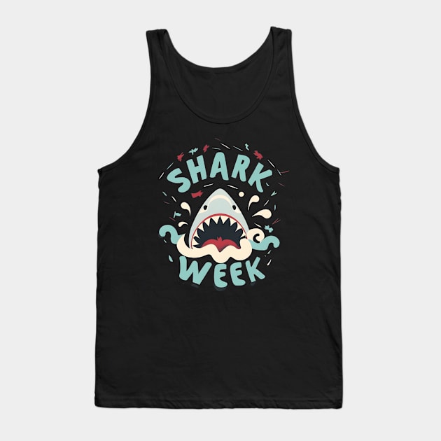 Shark Week Tank Top by NomiCrafts